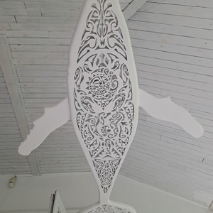 40 &quot;Wal Kronleuchter: Maori Surf Style Deckenleuchte