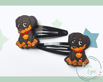 Hair clip plait rubber dog Christmas Easter unisex boy girl advent calendar children hair rubber