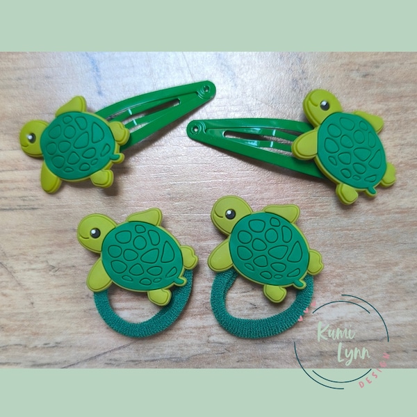 Schildkröte Haarspange Zopfgummi  Weihnachten Ostern Junge Mädchen Adventskalender Kinder Haargummi Fasching Fastnacht Karneval Kaninchen