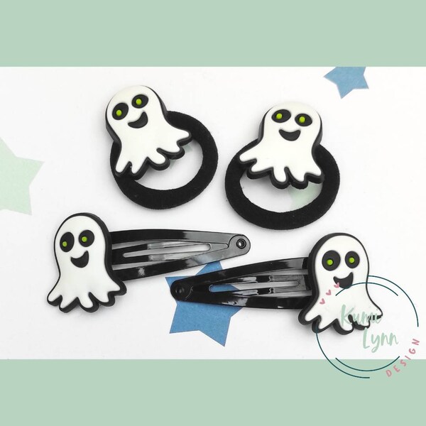 Hair clips hair tie ghost spirit unisex boy girl gift advent calendar christmas easter