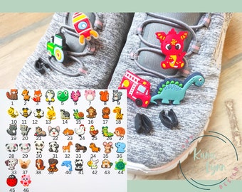 Charms for shoes with clip adapter animals