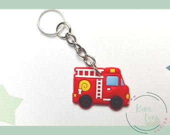 Taschenbaumler fire brigade, pendant, backpack, accessory, children, birthday, gift, soft PVC, souvenir