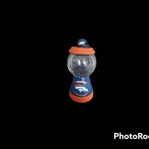 Broncos Football ball/birthday Gift/Candy Bowl/Gumball Dish/Sports Team Dish/Game Room Decor/Centerpiece/Party Decoration (Assorted Themes A
