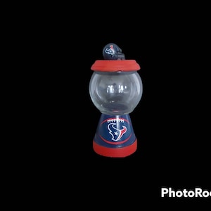 Houston Texans  Football Bowl/ birthday Gift/Candy Bowl/Gumball Dish/Sports Team Dish/Game Room Decor/Centerpiece/Party Decoration (Assorted