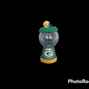 Greenbay Packers bowl/birthday Gift/Candy Bowl/Gumball Dish/Sports Team Dish/Game Room Decor/Centerpiece/Party Decoration (Assorted Themes A