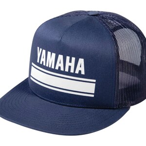 new factory effex yamaha legend snapback hat - navy blue- one size fits all - motorcycle/atv/utv/dirtbike