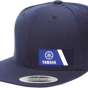 new factory effex yamaha wedge snapback hat - blue- one size fits all - motorcycle/offroad