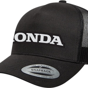 new factory effex honda core snapback hat - black/white - one size fits all - motorcycle/atv/utv/dirtbike