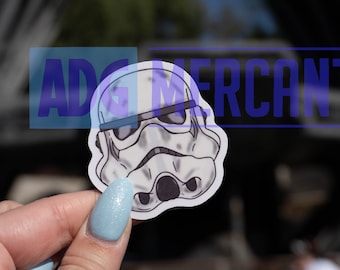 Storm Trooper Helmet Star Wars Sticker