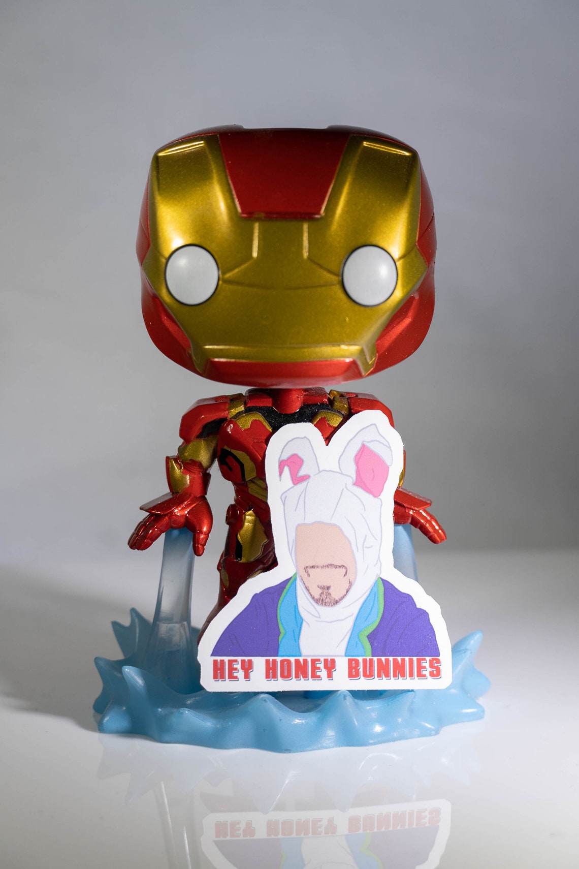 Hey Honey Bunnies Robert Downey Jr. Sticker Etsy