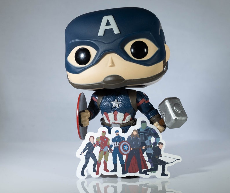 Original 6 Avengers Endgame Sticker Etsy