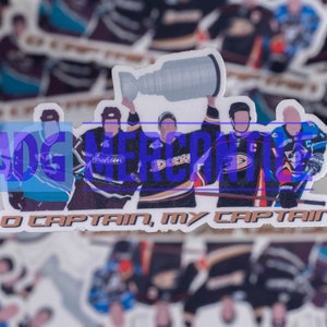 DUK41 O Captain My Captain Ryan Getzlaf Tribute Ducks Pegatina LIQUIDACIÓN