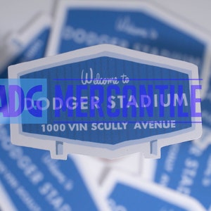 Welcome To Dodger Stadium Dodgers Sticker