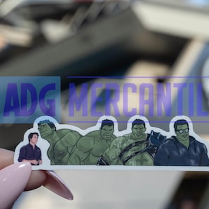 GLO11 Hulk Brute Banner Banner Glow up Marvel Sticker