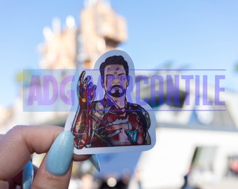 Iron Man Snap Marvel Sticker
