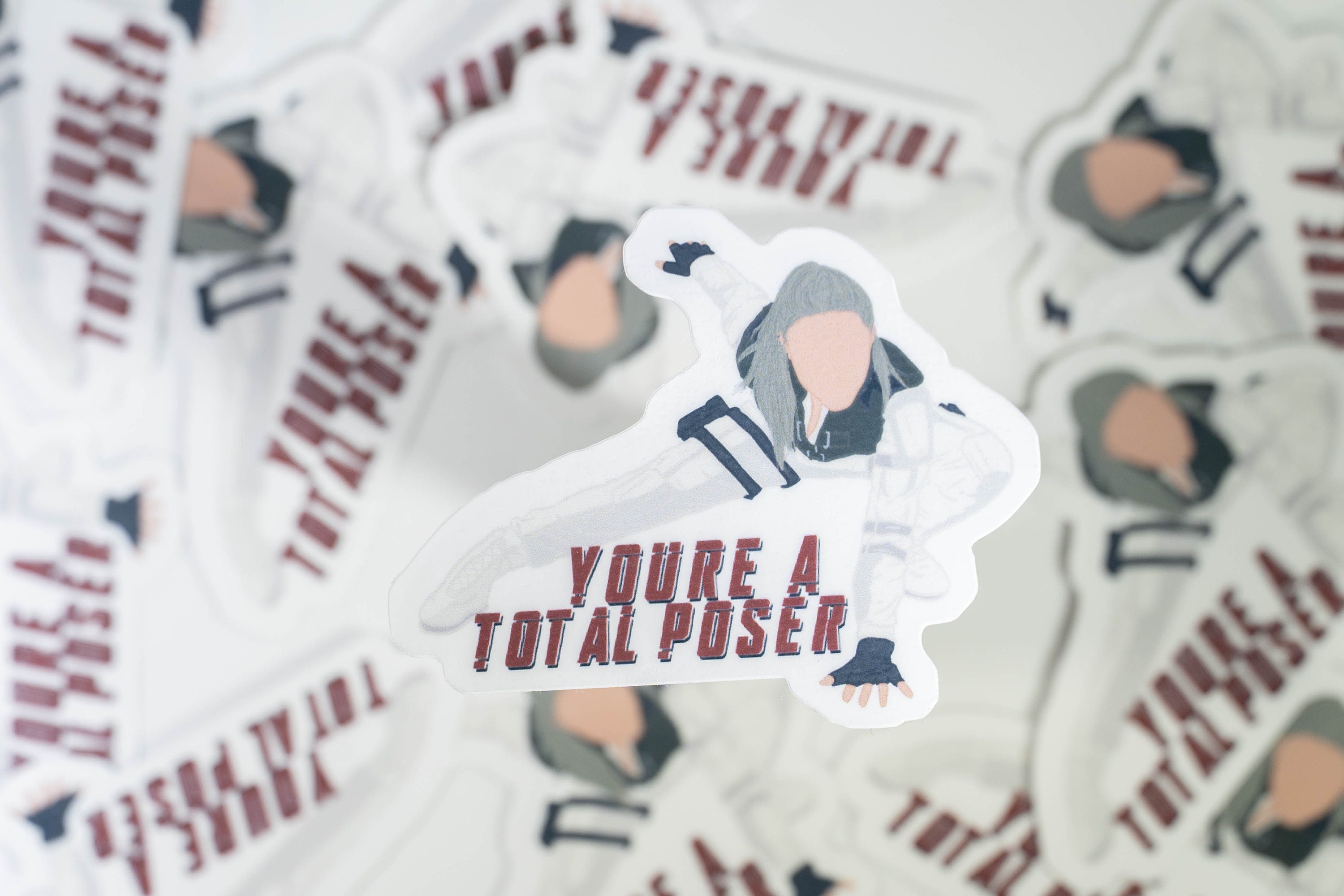 Yelena Belova Black Widow You're a Total Poser Sticker