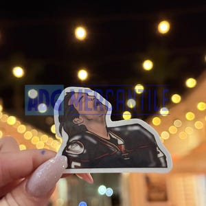 DUK18 John Gibson Hair Flip Anaheim Ducks Aufkleber
