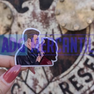 Adesivo Marvel M44 Captain America e Peggy Carter che ballano