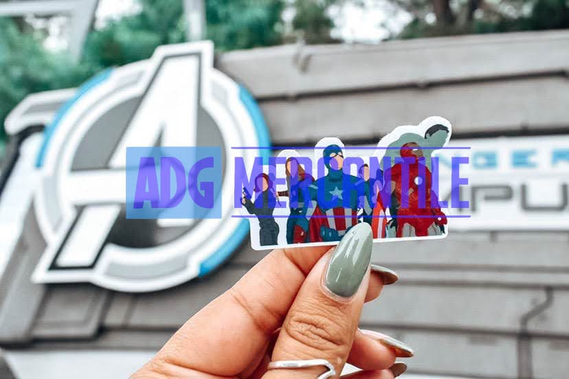 avengers original six Sticker for Sale by Consili0