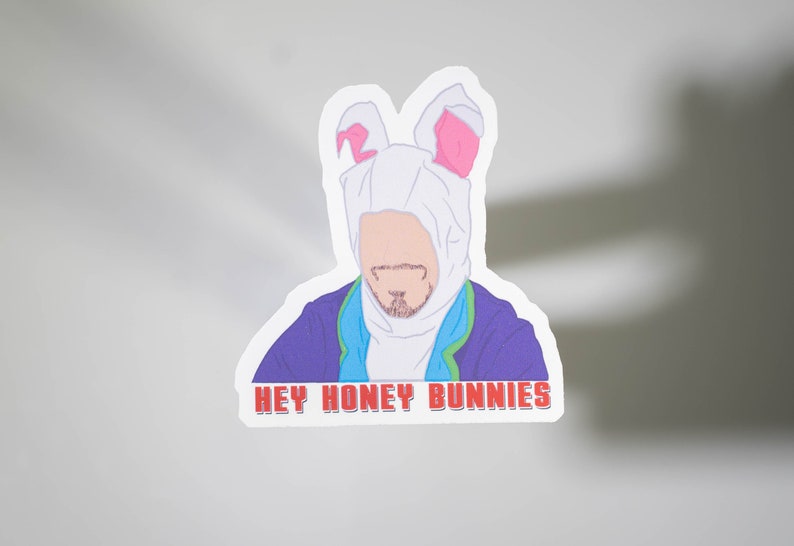 Hey Honey Bunnies Robert Downey Jr. Sticker Etsy