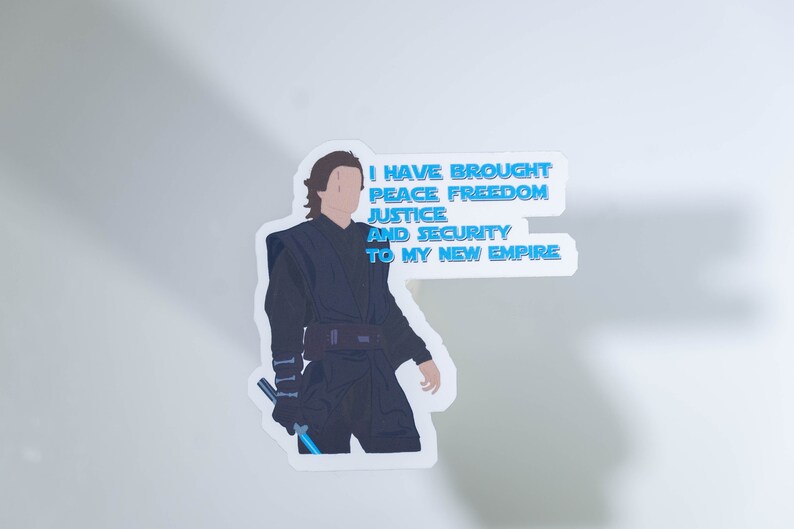 Anakin Skywalker I Have Brought Peace Freedom Justice and Etsy Ireland
