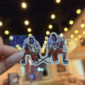 DUK11 Frank Vatrano und Rayan Strome Anaheim Ducks Aufkleber