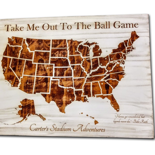 Baseball Park Map Etsy