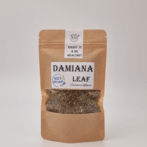 Feuille de Damiana | Herbes séchées | Herbes naturelles | Produits à base de plantes | Aphrodisiaque | Thé |