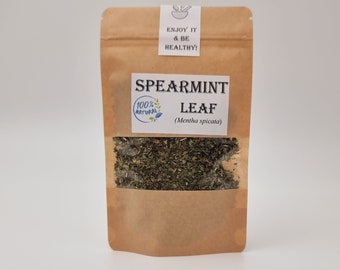 Spearmint Leaf Dried | Spearmint | Dried Herbs | Botanical |