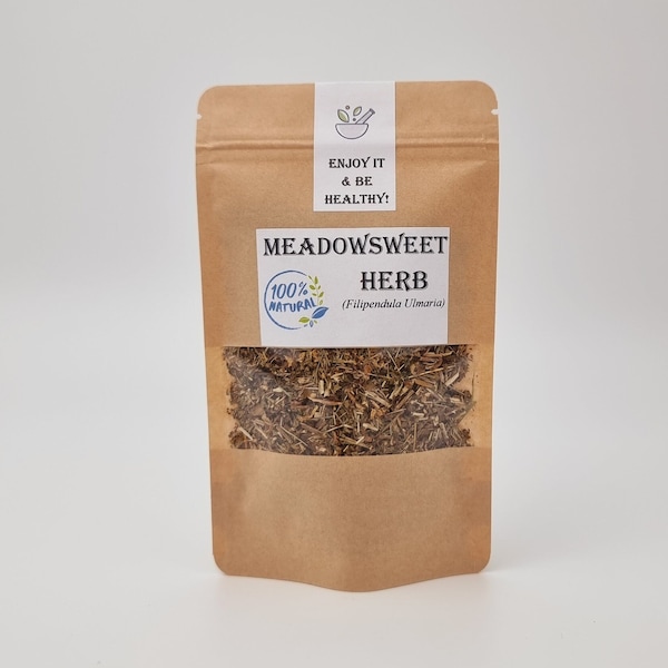 Meadowsweet Herb |  Filipendula Ulmaria Flos | Natural | Herbalist | Dried Herbs | Natural Herbs