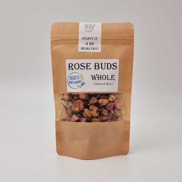 Rose Buds | Whole Rose Buds | Bulgarian Rose | MINI ROSE BUDS Culinary Edible Rose|  Rosa Damascena
