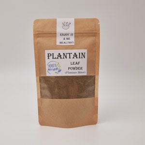 Plantain Leaf Powder | Plantago Major