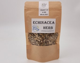 Té de hoja de equinácea / Corte seco de hierba de equinácea ~ Echinacea purpurea ~ 100% Premium
