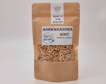 Ashwagandha-wortel | Snijden of poeder | Withania Somnifera Radix