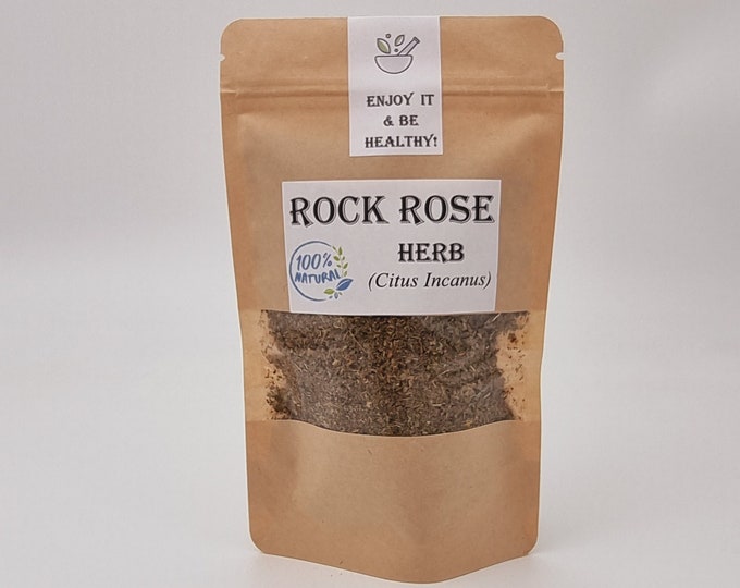 Rock Rose Tea CISTUS INCANUS Tea Citus Incantus Rockrose Leaf Rock Rose