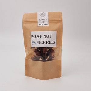 Soap Nuts | Soap Berries | Sapindus saponaria | Natural Laundry Detergent and Softener