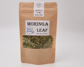 Moringa Blatt Pulver oder Schnitte