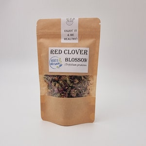 Red Clover Blossom Tea/ Bulk 6oz to 1lb Red clover tea, red clover blossoms / Red Clover Blossoms/ Red Clover Blossom