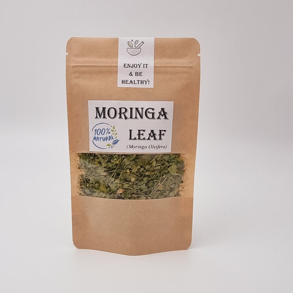 Moringa Blatt Pulver oder Schnitte