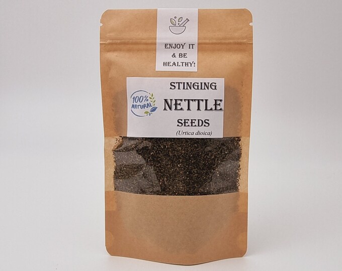 Stinging Nettle Seeds Tea Eating Wildcrafted Urtica Dioica Nettle Seeds