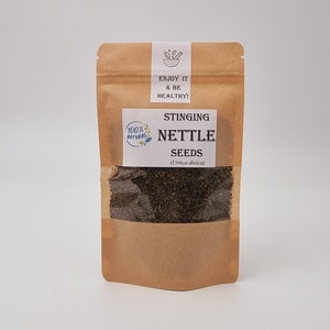 Stinging Nettle Seeds | Tea | Eating | Wildcrafted | Urtica dioica | Nettle Seeds