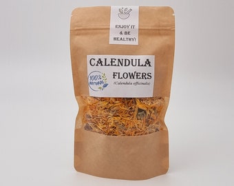 CALENDULA FLOWERS | 1oz to 4 lb  DRIED Whole | Bulk Calendula  Lb | Potpourri Herbs Bulk Wholesale 16 oz