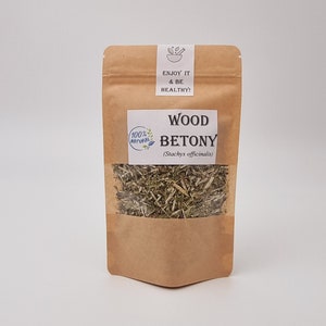 Wood Betony | Wood Betony Herb | Wood Betony |  Stachys officinalis | Wild-Crafted | Stachys betonica | Hedge Nettle | Natural Herbs