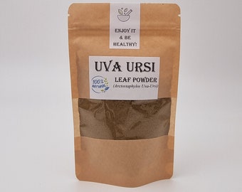 Uva Ursi Leaf Powder | Uva Ursi Powder  | Bearberry Leaf Powder| B Common Bearberry Arctostaphylos Uva-Ursi-Folium