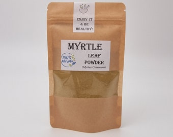 Myrtle Leaf Powder | Myrtle Leaves  Powder | Myrtus Communis