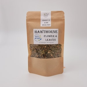 Hawthorn Flower & Leaves/ Bulk 6 oz to 1 lb Hawthorn Leaf and Flower / Hawthorn Leaf / Hawthorn Flowers / Hag Thorn / Haw Thorn /