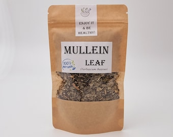 Mullein Leaf Tea | Mullein Leaf | c/s (Verbascum thapsus) | Dried Wildcrafted Mullein Leaf | Mullein leaf Herb