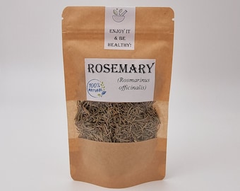 Romarin | Feuille de romarin | Rosmarinus officinal | Romarin séché | Thé au romarin | Herbes | Produits à base de plantes | Pimenter