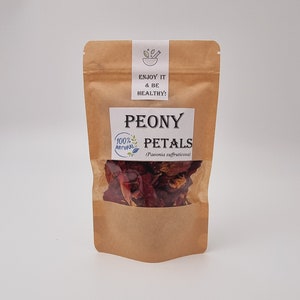 Peony Petals | Dried | Edible Peony Petals |  Peonia Suffruticosa | DIY Dried Peony Flowers