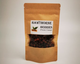 Hawthorn Berry Powder 50g Wildcrafted (Crataegus Monogyna) Non GMO